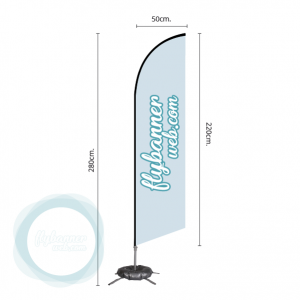 fly banner surf l medidas